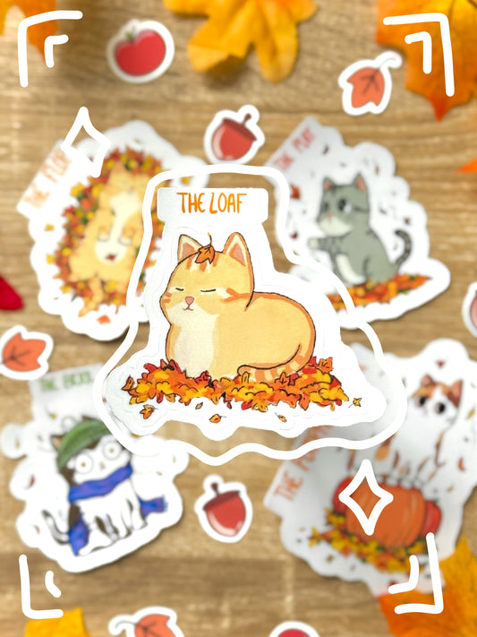 Pawmkin SPICE! Stickers 3 inch fall stickers - INDIVIDUAL