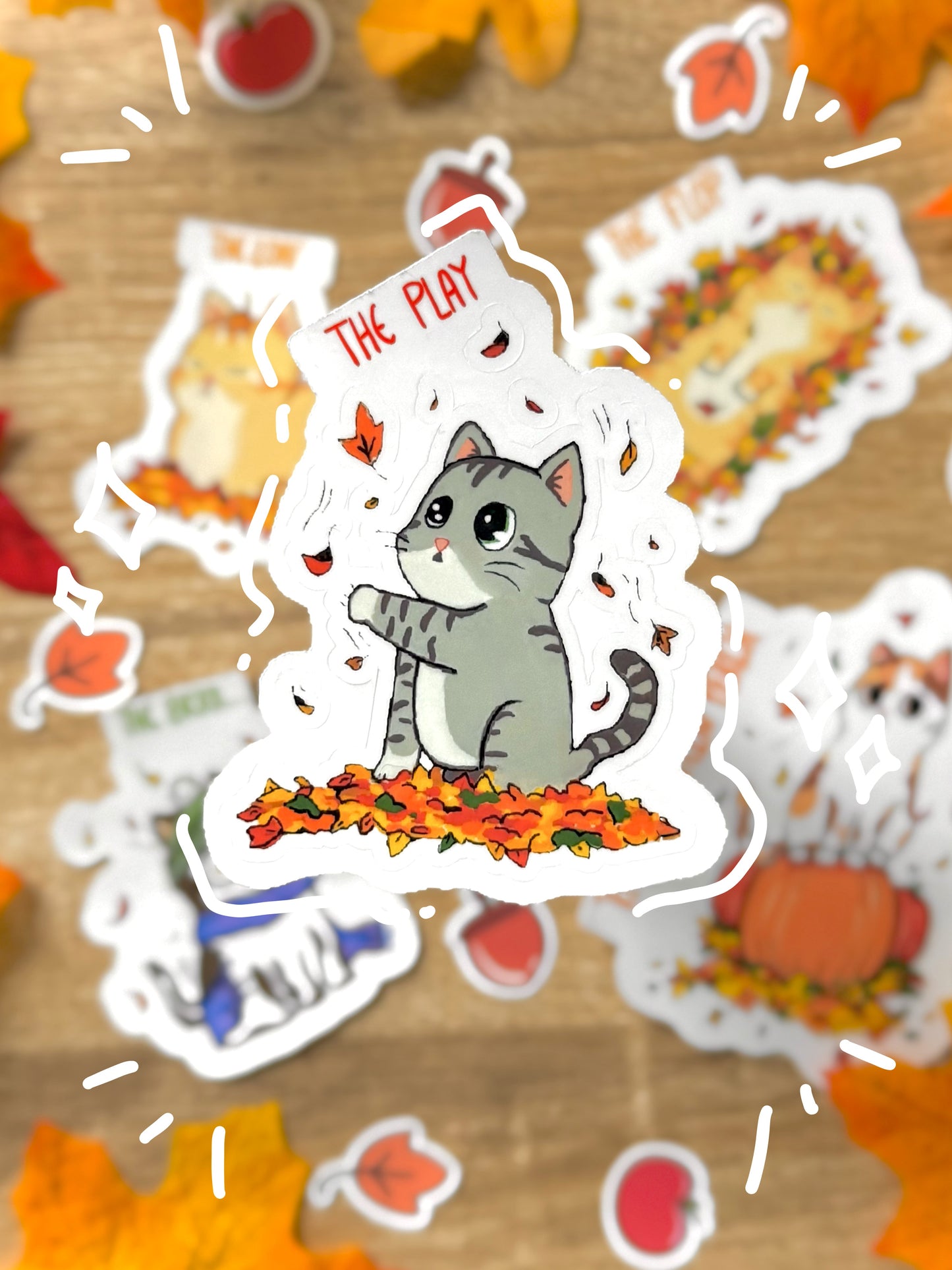 Pawmkin SPICE! Stickers 3 inch fall stickers - INDIVIDUAL