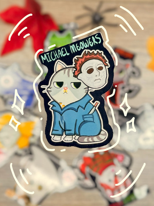 FURRIGHT NIGHT! 3 inch halloween stickers - INDIVIDUAL