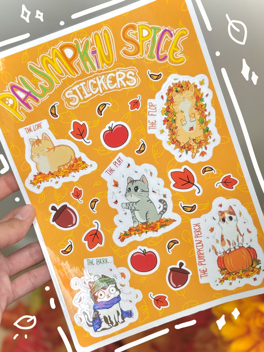 Pawmpkin SPICE! - 25PC STICKER SHEET