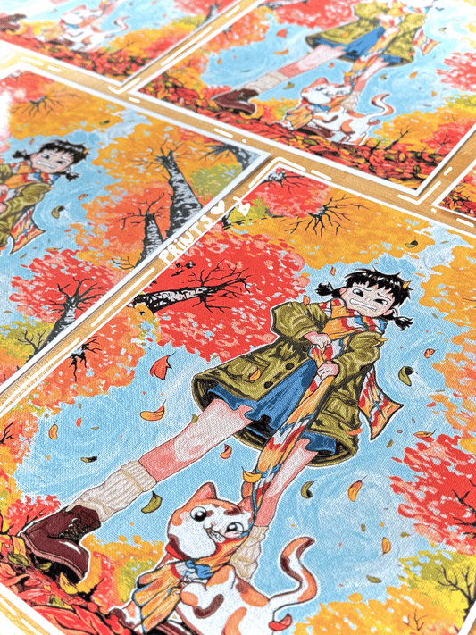 Autumn Cat-astrophe - LIMITED SIGNED PRINTS
